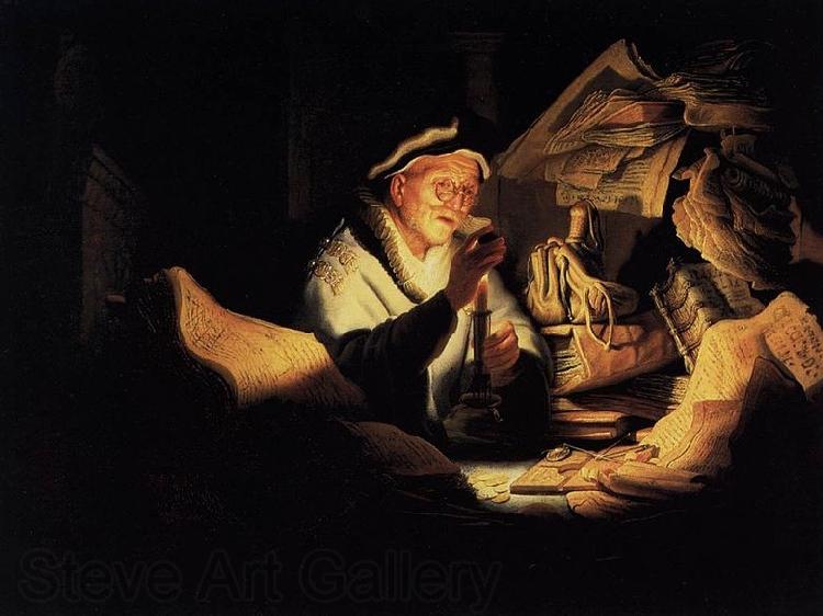 Rembrandt Peale Parable of the Rich Man Norge oil painting art